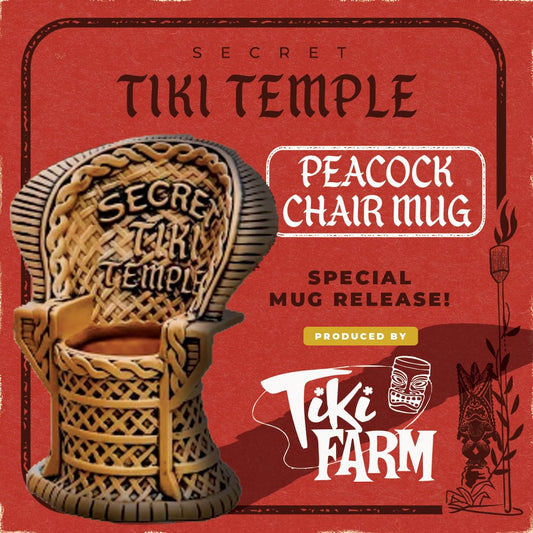 Secret Tiki Temple Peacock Chair Mug